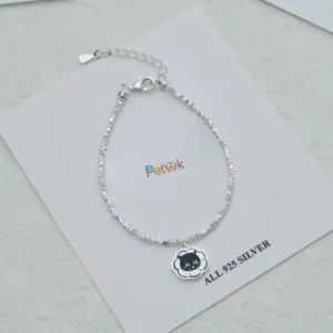 Sterling Silver Pet Portrait Bracelet