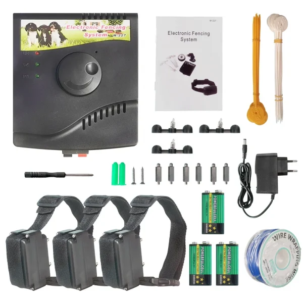 Waterproof Smart Pet Dog In-ground Electronic Fence System W-227U With USB New Radio Fence system Welcome Drop Shipping 15-28nf