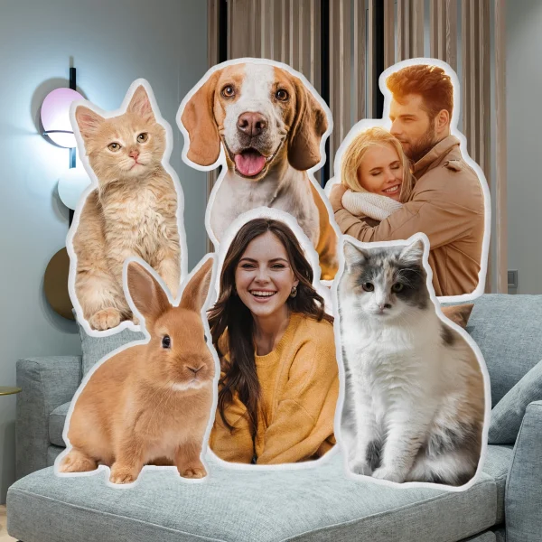 1PC Customized custom custom photo plush pillow personalized pet picture cushion – the best gift choice